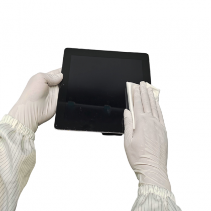 Ultrasonic Sealed Edge Screen Microfiber Wipers