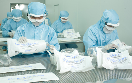 Sub-Microfiber Cleanroom Wipers